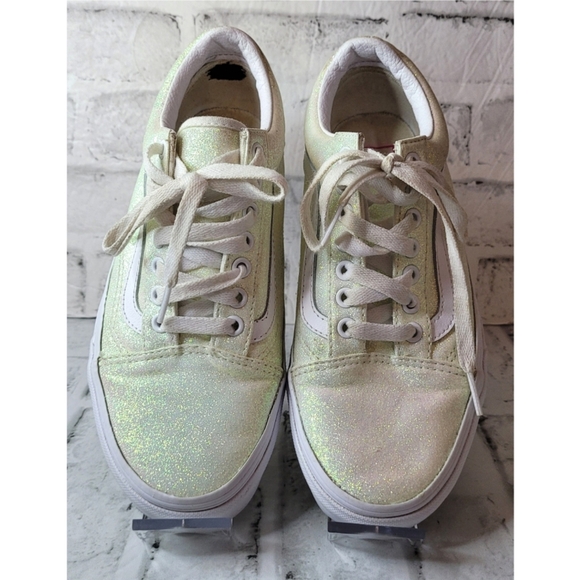 Vans Shoes - VANS Womens Size US 8 Old Skool Sneaker Glitter Metallic Color Changing Athletic